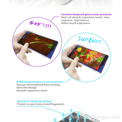 0.33mm 2.5D curved edge tempered-glass mobile phone screen protectors for LG Optimus G Pro F240K